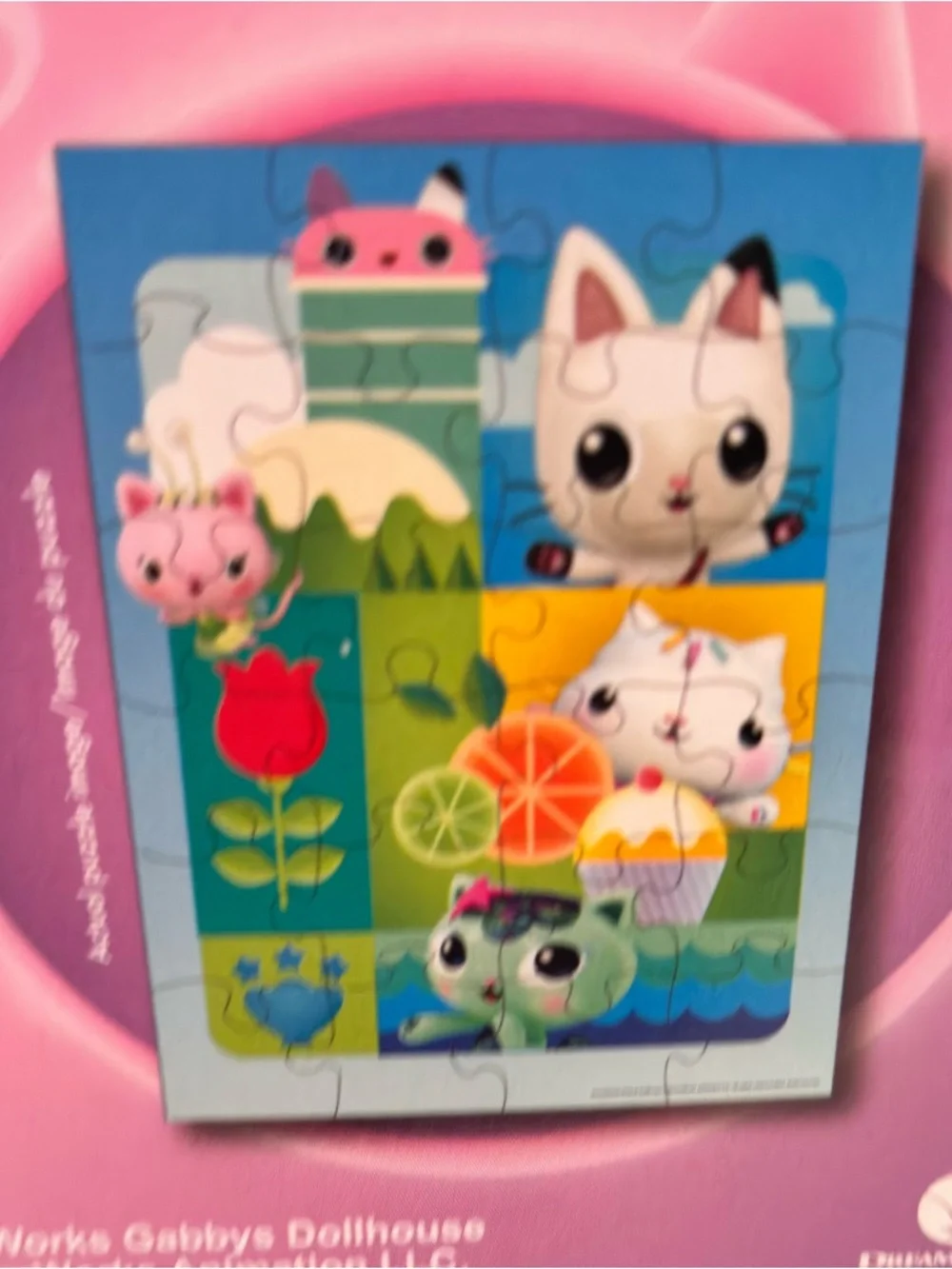 DeamWorks Gabby's Doll House 24 Piece Cat Jigsaw Puzzle